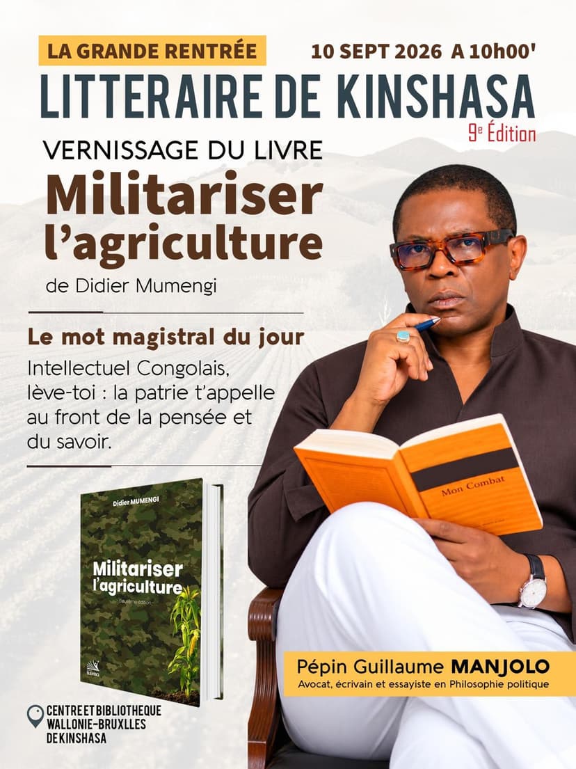 Grande rentrée littéraire de Kinshasa